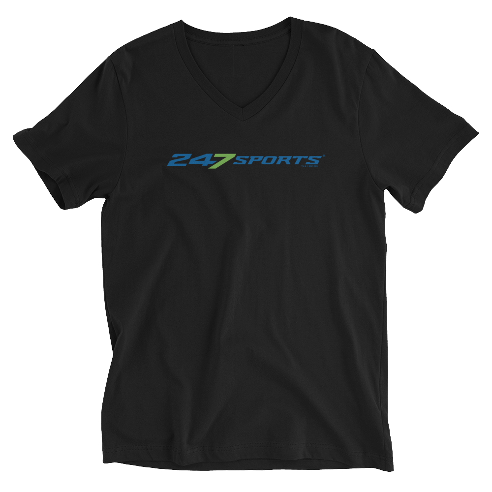 247 Sports Logo V - Neck Short Sleeve T - Shirt - Paramount Shop