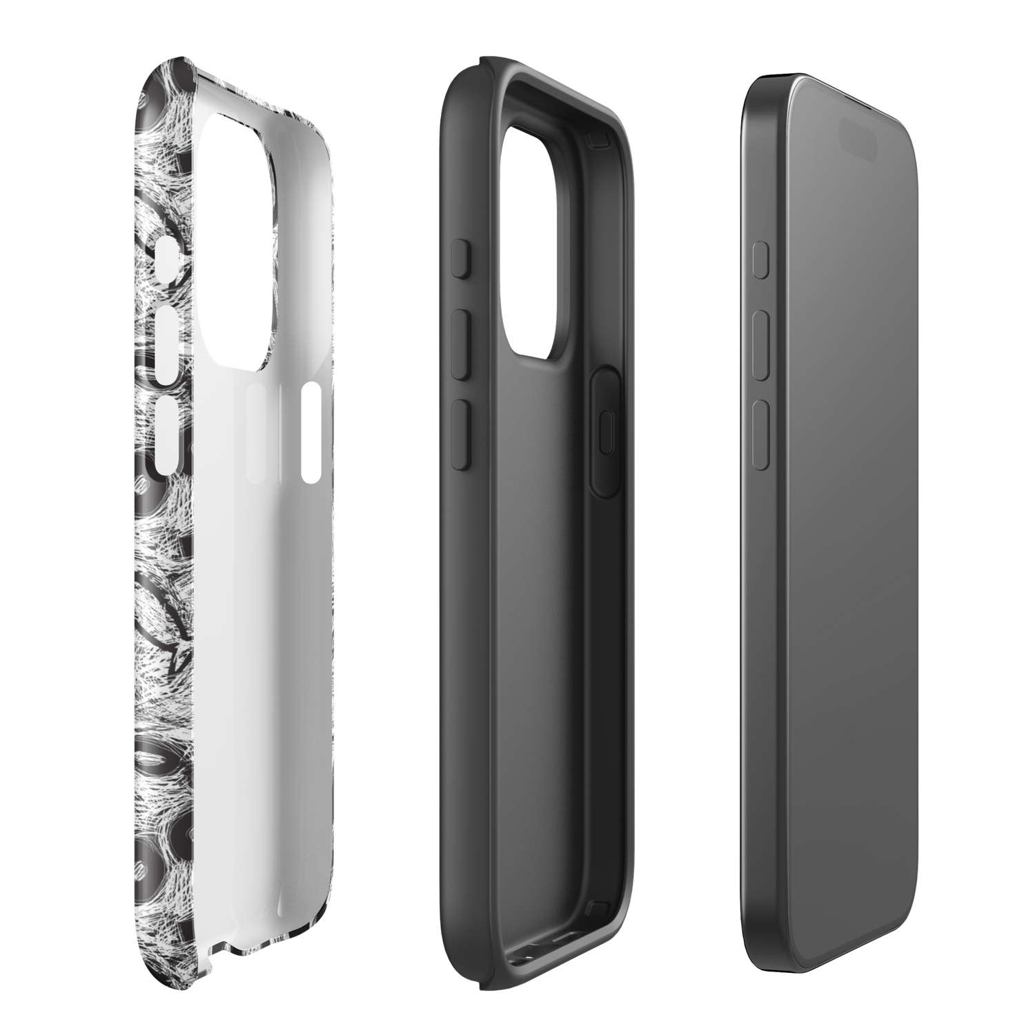 CatDog Scratch Pattern Tough Case for iPhone - Paramount Shop