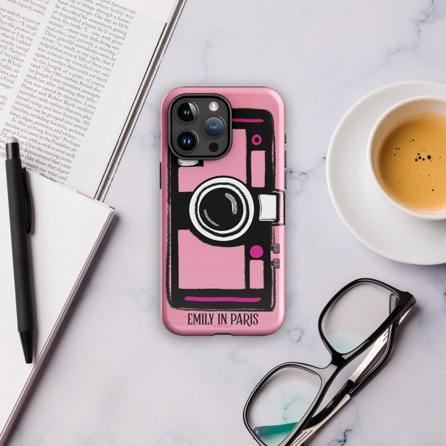 Funda para iPhone con cámara Emily in Paris