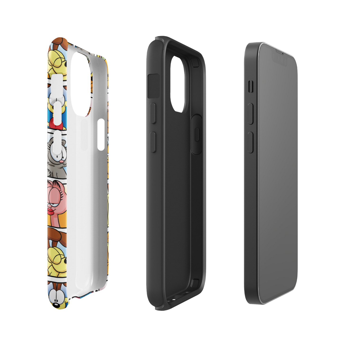 Garfield Funda resistente para iPhone con personajes de cómic