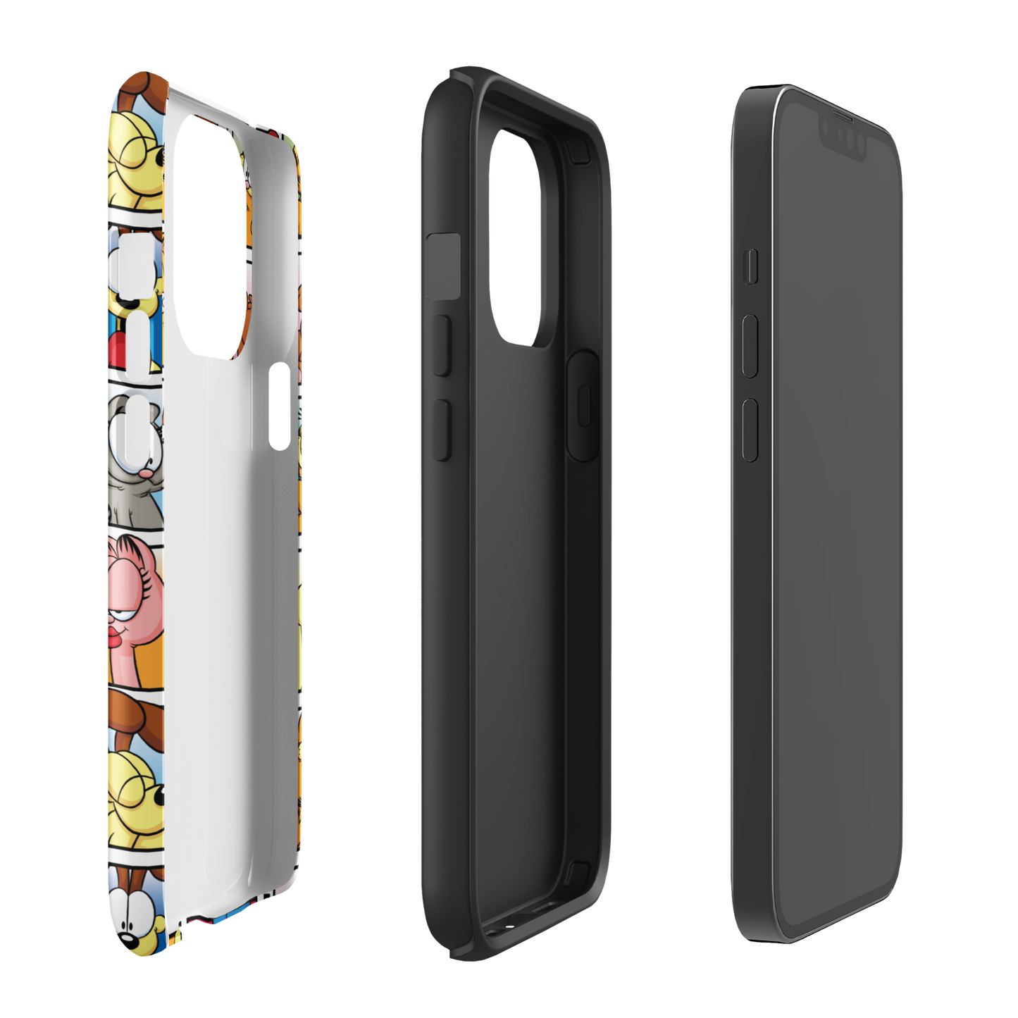 Garfield Funda resistente para iPhone con personajes de cómic