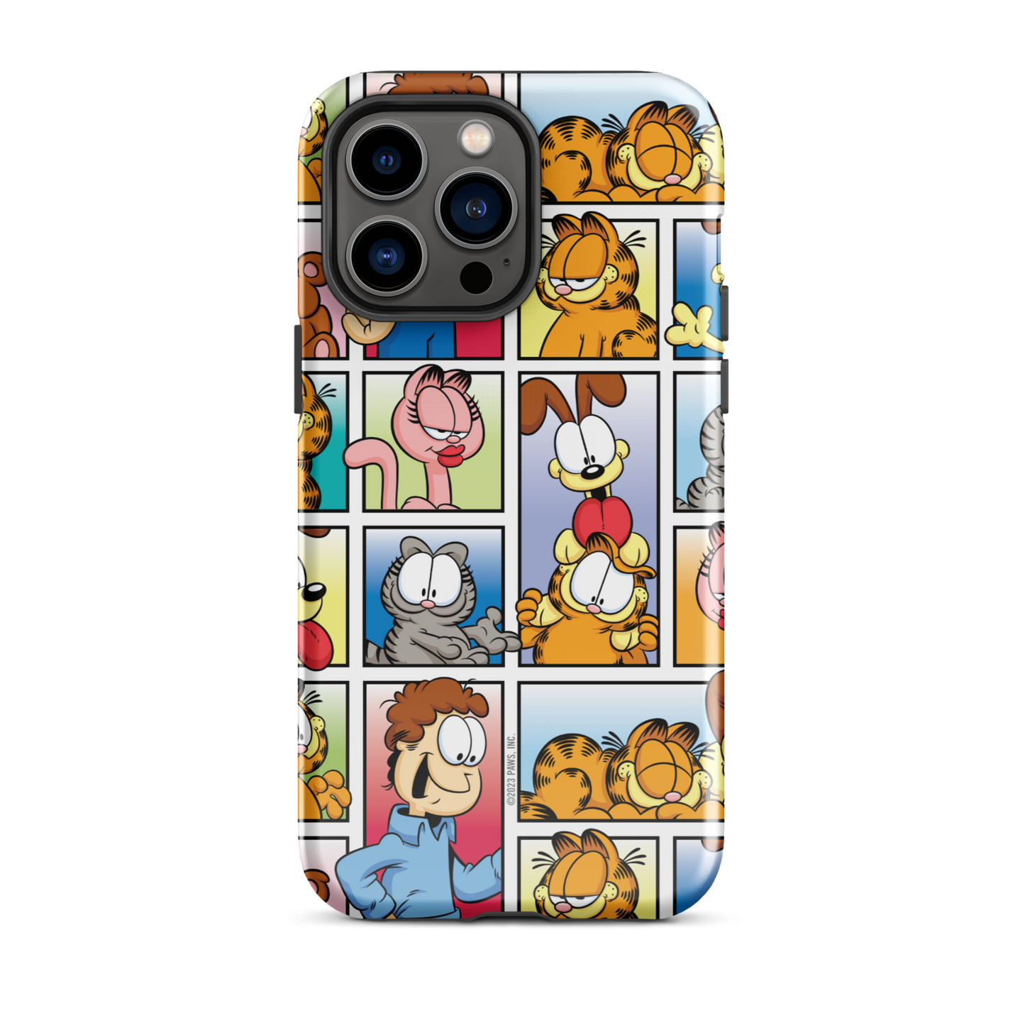 Garfield Funda resistente para iPhone con personajes de cómic