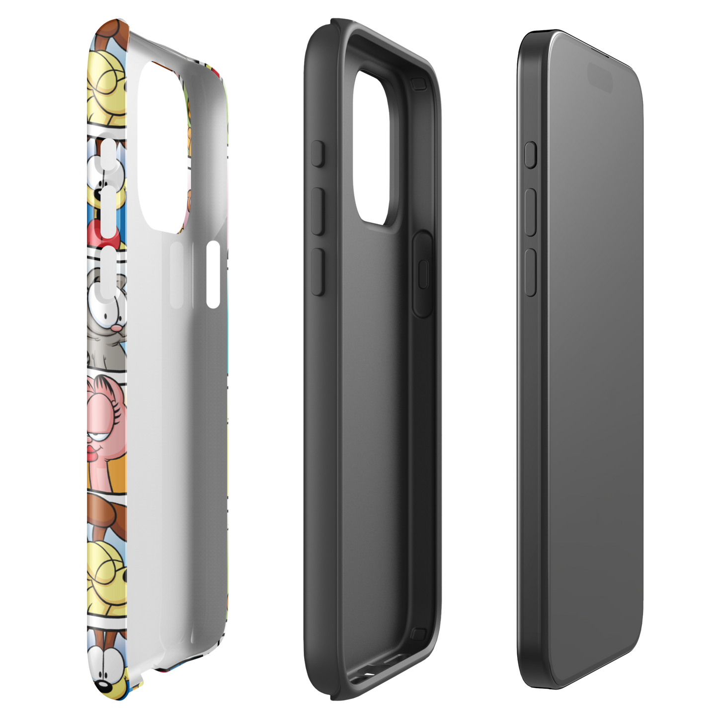 Garfield Funda resistente para iPhone con personajes de cómic