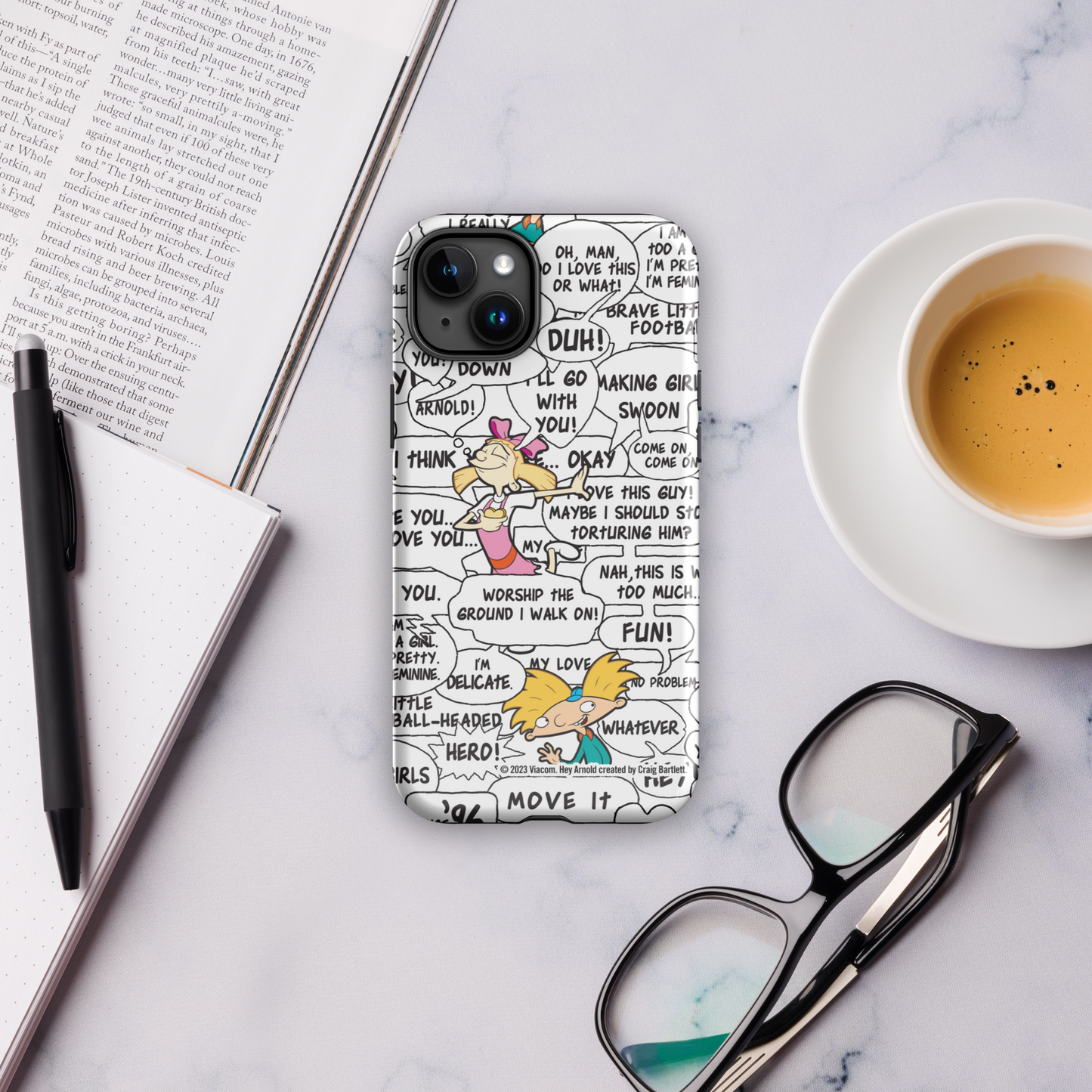 Hey Arnold! Comic Tough Phone Case - iPhone - Paramount Shop