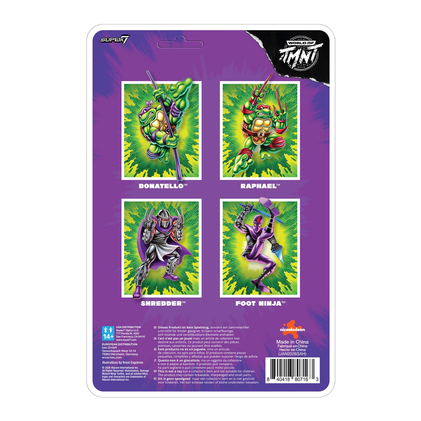Teenage Mutant Ninja Turtles ReAction+ Wave 01 - Donatello