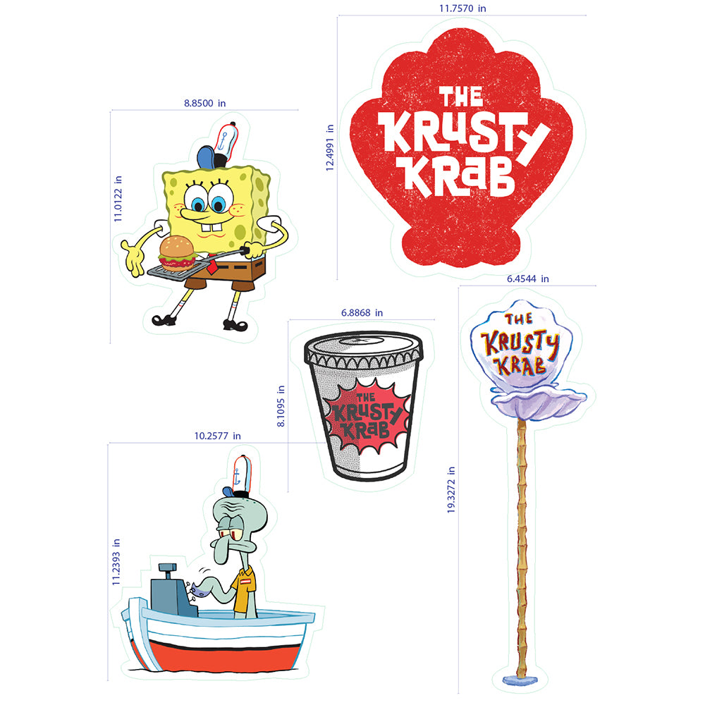 Spongebob Squarepants Die Krusty Krabs -Wandtattoos