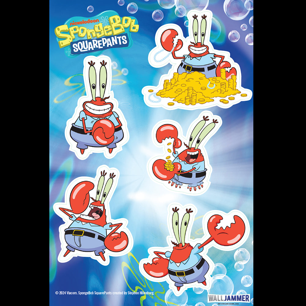 Spongebob Squarepants Mr. Krabs Wandtattoos