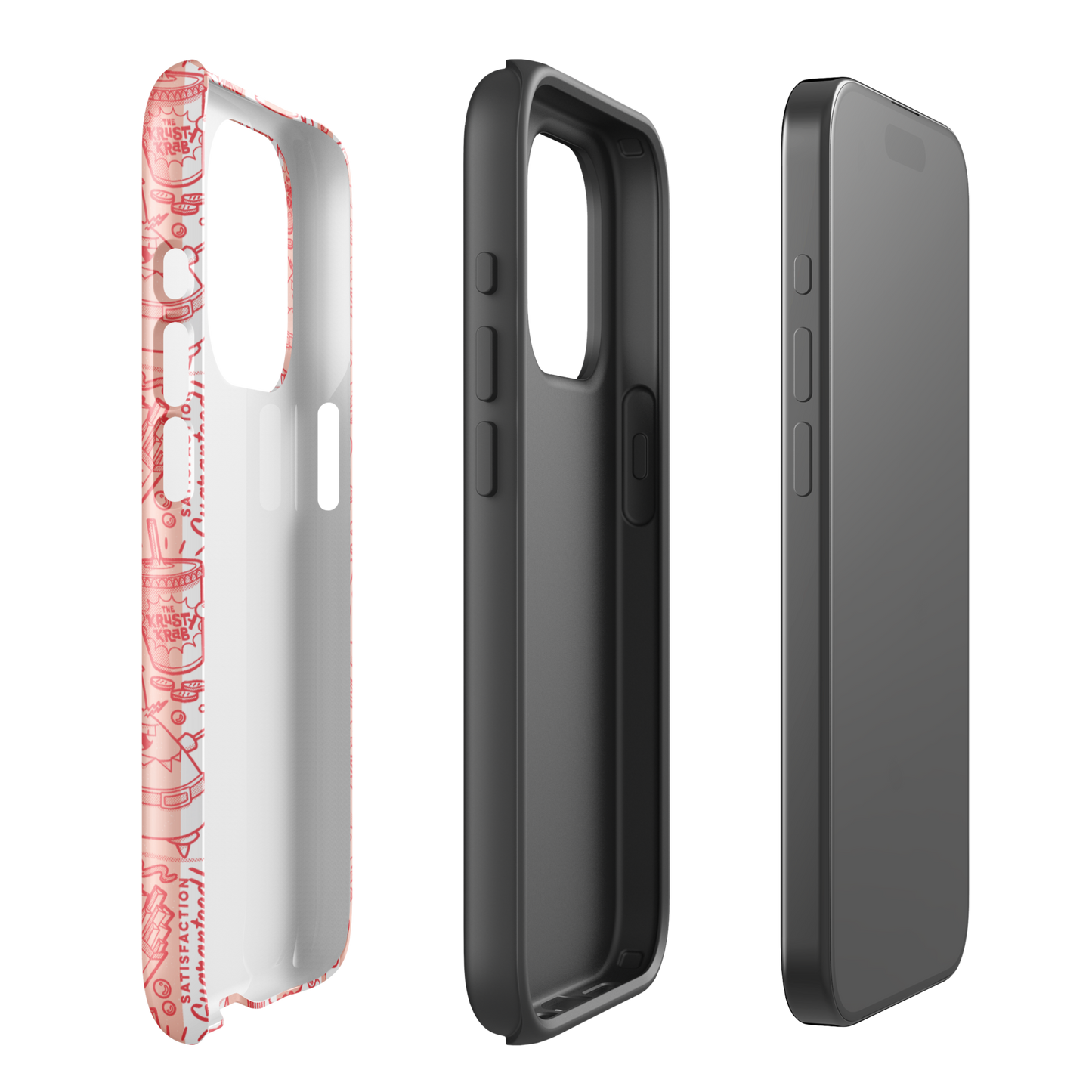 SpongeBob SquarePants The Krusty Krab Satisfaction Guaranteed Tough Phone Case - iPhone - Paramount Shop