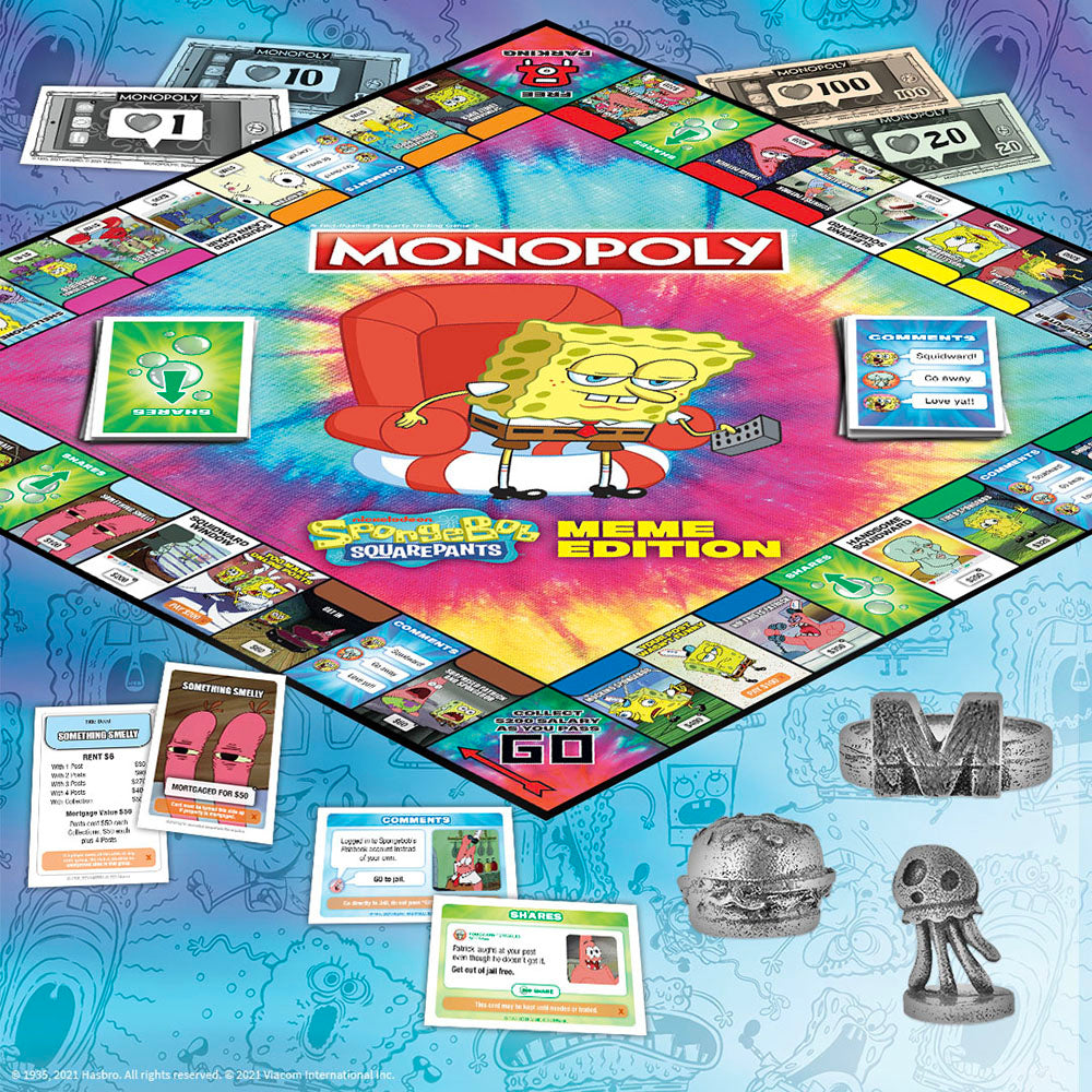 Monopoly Edición Meme de Bob Esponja