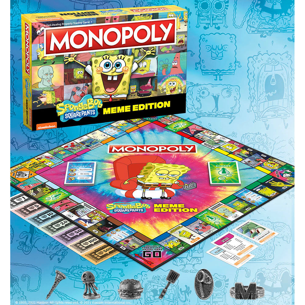 Monopoly Edición Meme de Bob Esponja
