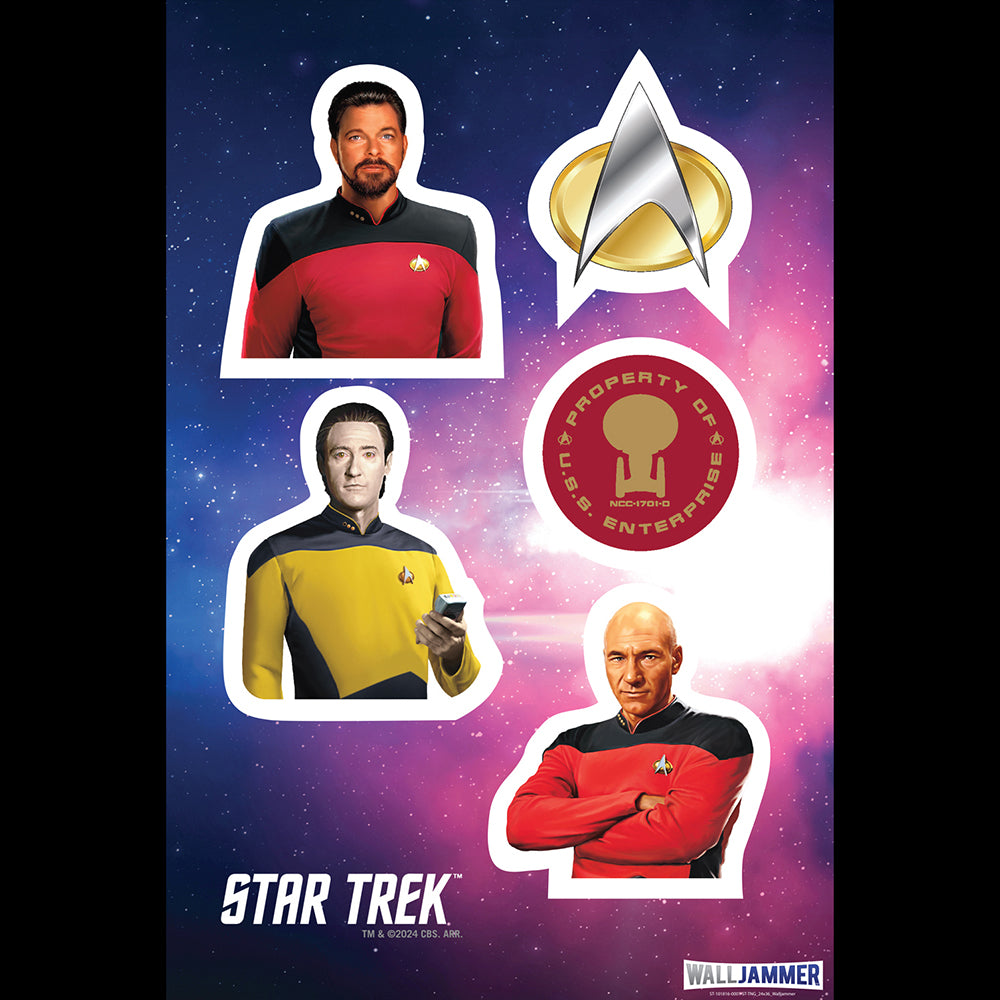 Star Trek: The Next Generation Wandabziehbilder