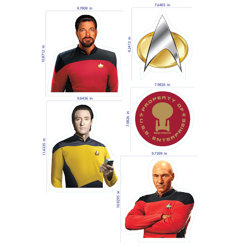 Star Trek: The Next Generation Wandabziehbilder
