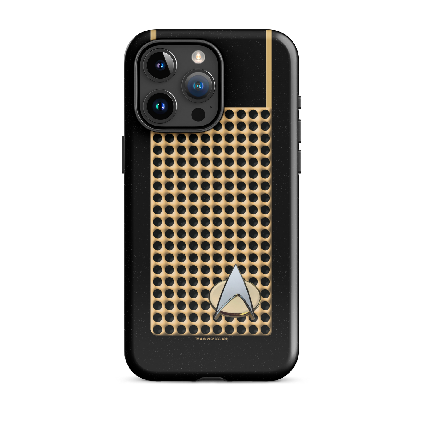 Star Trek: The Original Series Funda de teléfono pequeña y resistente Communicator Delta - iPhone