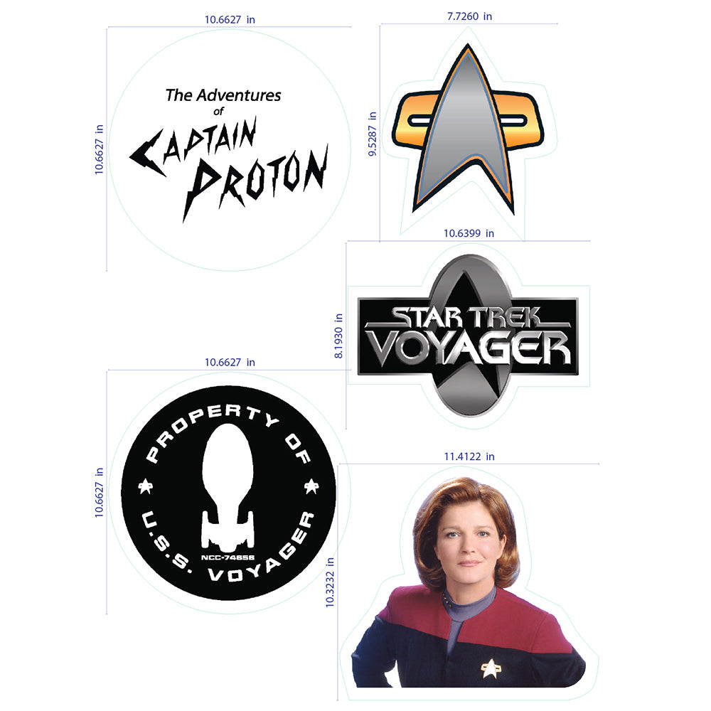 Star Trek: Voyager Wandabziehbilder