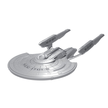 Star Trek U.S.S. Enterprise NCC-1701-G Hallmark holiday ornament shown from a front three-quarter angle