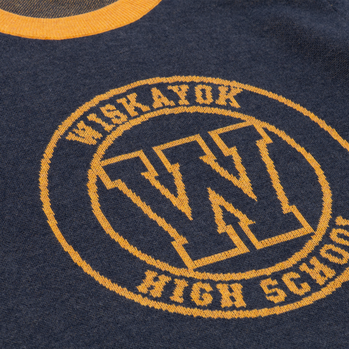 Yellowjackets Wiskayok High School Holiday Unisex Knit Sweater