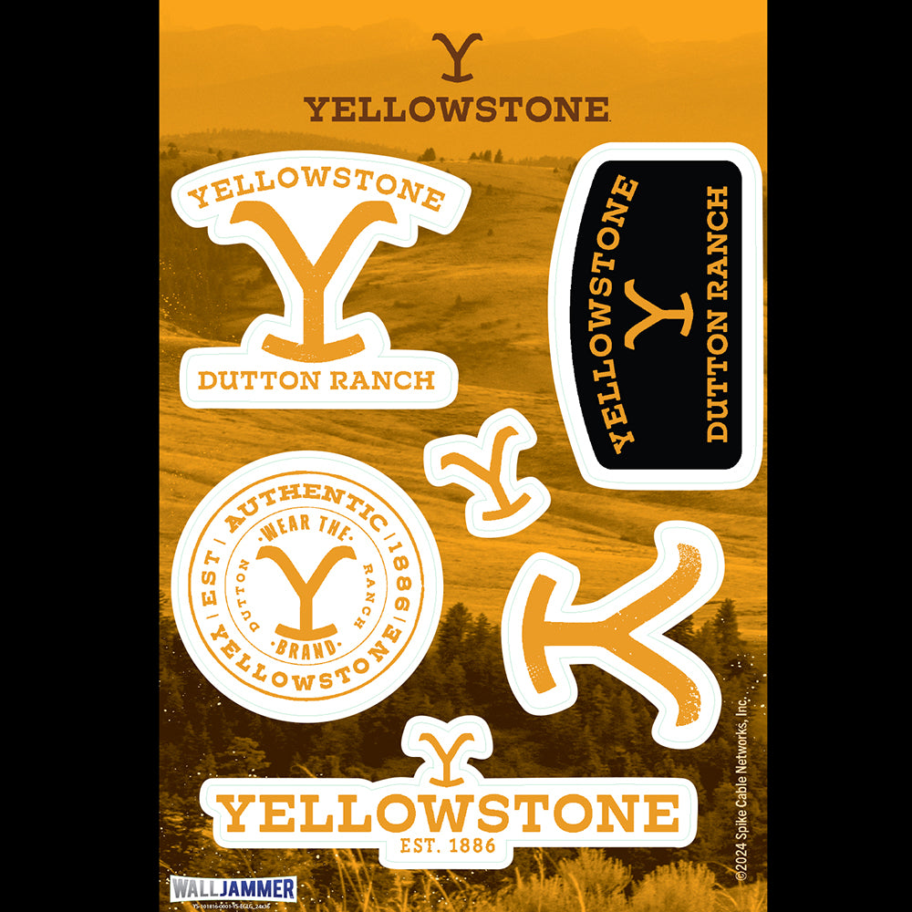 Yellowstone Logo Wall Decals