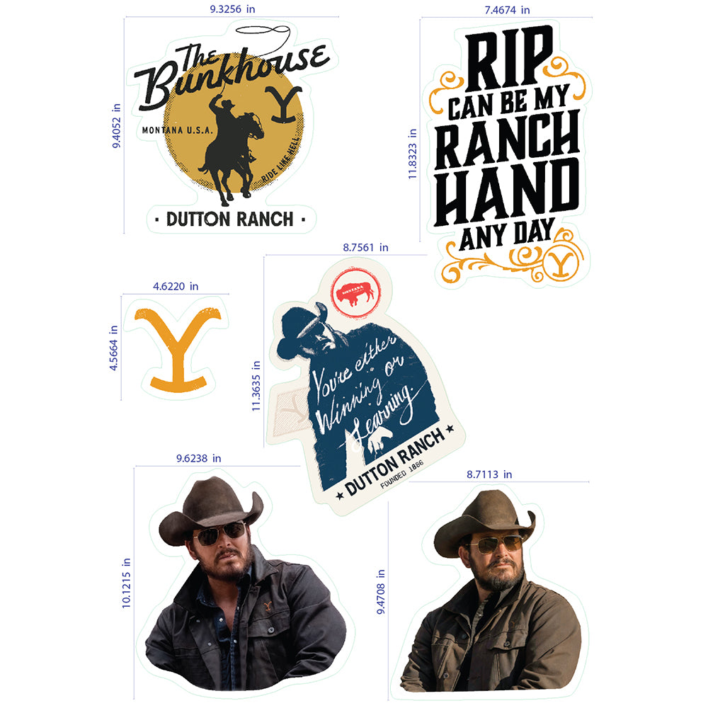 Yellowstone Rip Wheeler Wall Decals