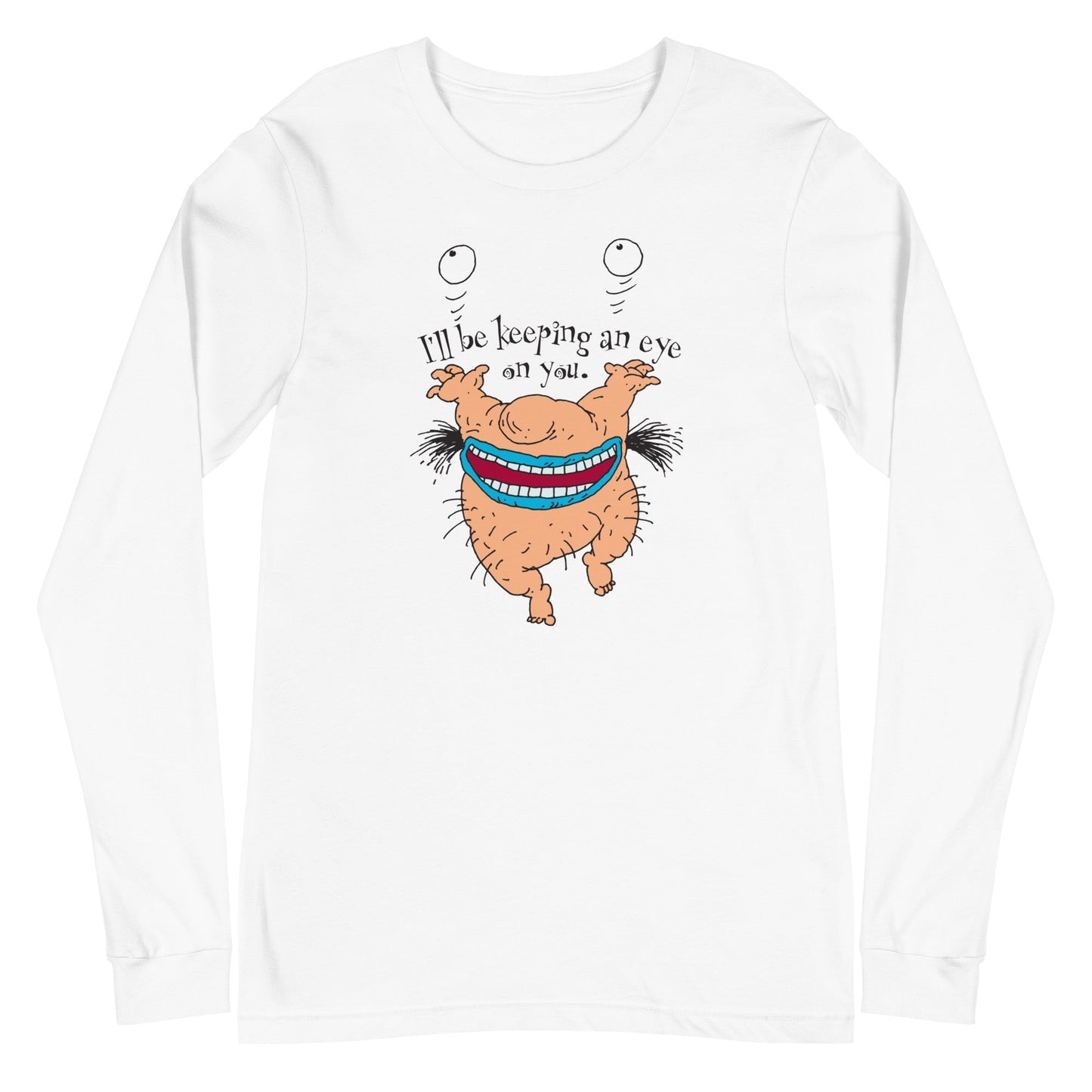 Aaahh!!! Real Monsters Krumm Eye on You Unisex Long Sleeve T - Shirt - Paramount Shop