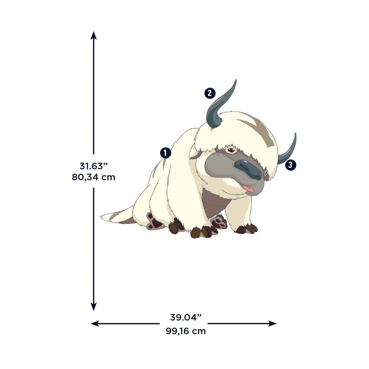 Avatar: The Last Airbender Appa Giant Wall Decals - Paramount Shop
