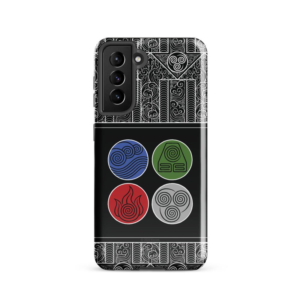 Avatar: The Last Airbender Water Eart Fire Air Samsung Case - Paramount Shop