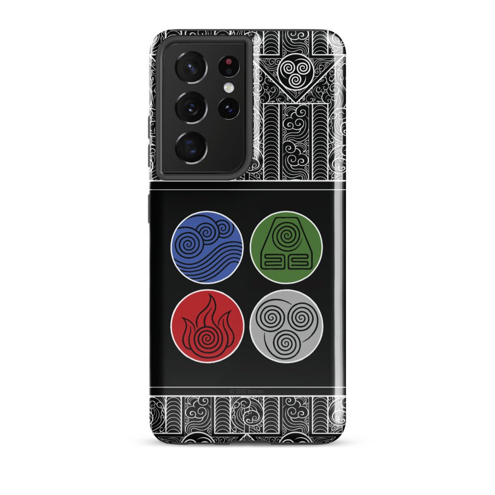 Avatar: The Last Airbender Water Eart Fire Air Samsung Case - Paramount Shop