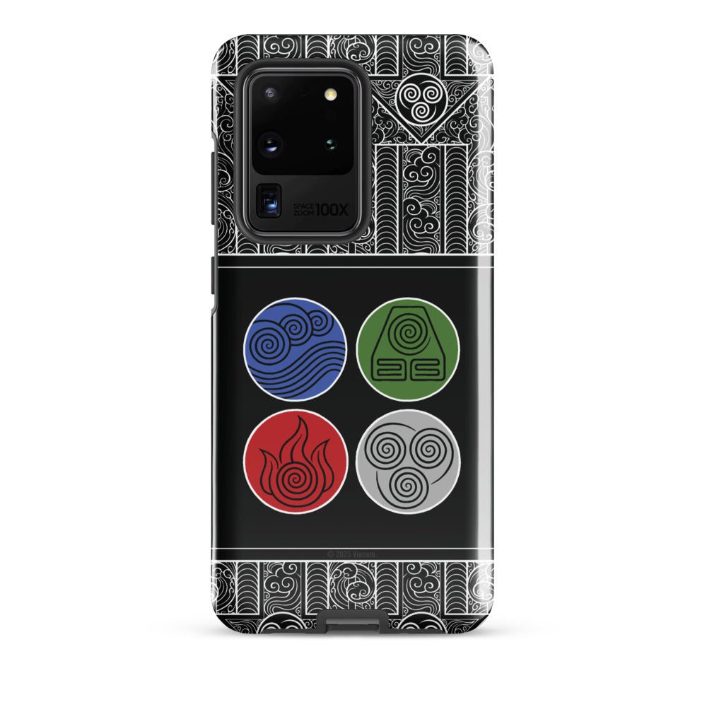Avatar: The Last Airbender Water Eart Fire Air Samsung Case - Paramount Shop