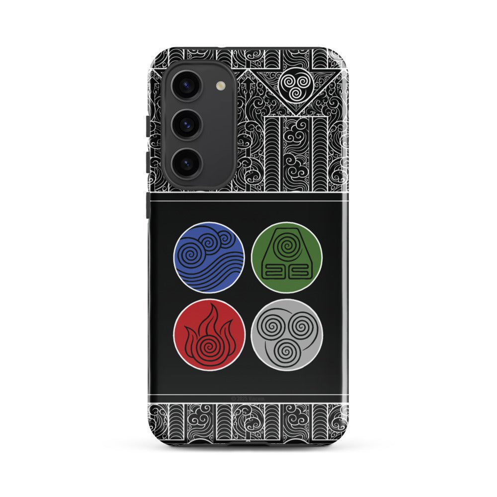 Avatar: The Last Airbender Water Eart Fire Air Samsung Case - Paramount Shop