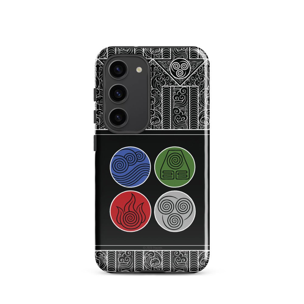 Avatar: The Last Airbender Water Eart Fire Air Samsung Case - Paramount Shop