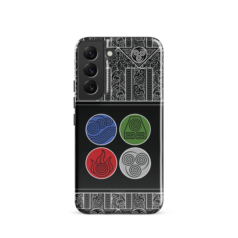 Avatar: The Last Airbender Water Eart Fire Air Samsung Case - Paramount Shop