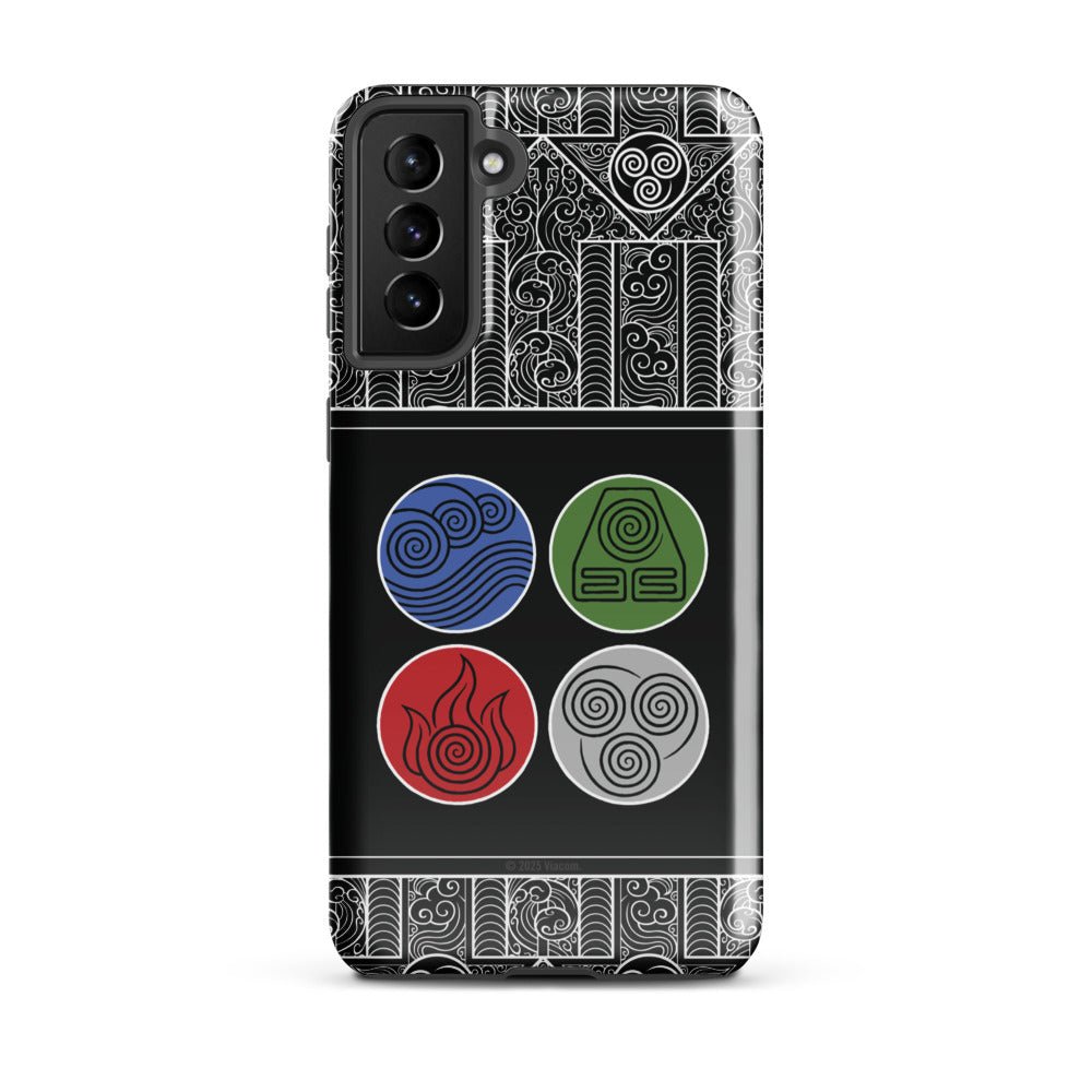Avatar: The Last Airbender Water Eart Fire Air Samsung Case - Paramount Shop