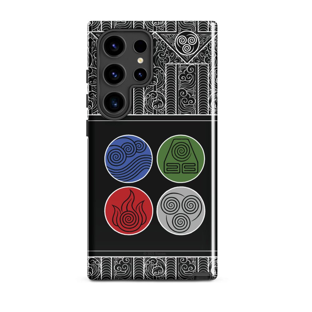 Avatar: The Last Airbender Water Eart Fire Air Samsung Case - Paramount Shop