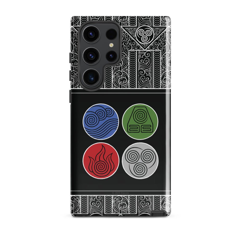 Avatar: The Last Airbender Water Eart Fire Air Samsung Case - Paramount Shop
