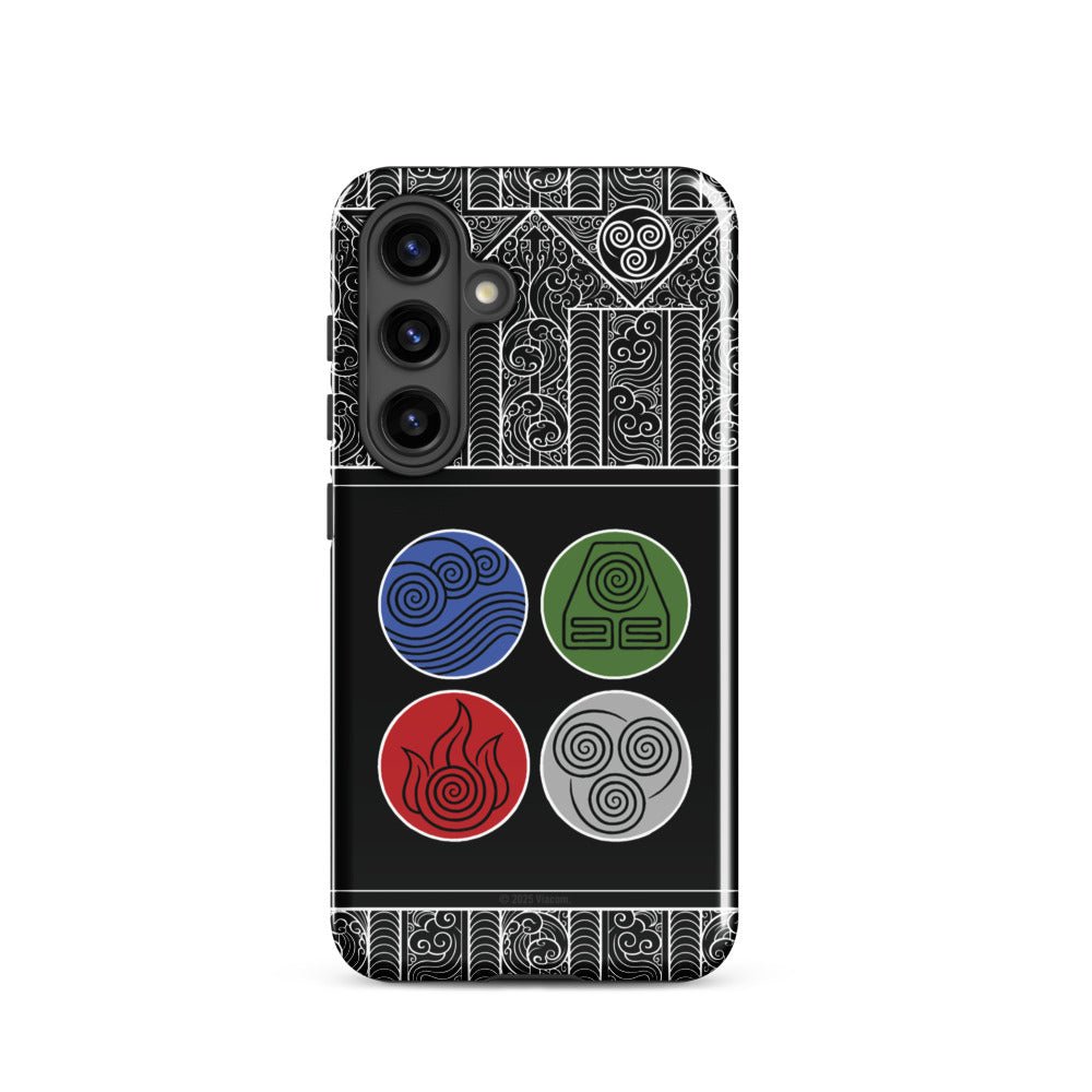 Avatar: The Last Airbender Water Eart Fire Air Samsung Case - Paramount Shop