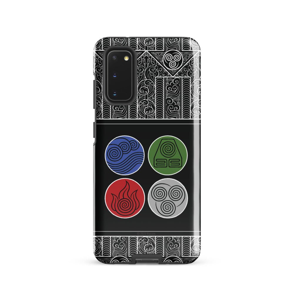 Avatar: The Last Airbender Water Eart Fire Air Samsung Case - Paramount Shop