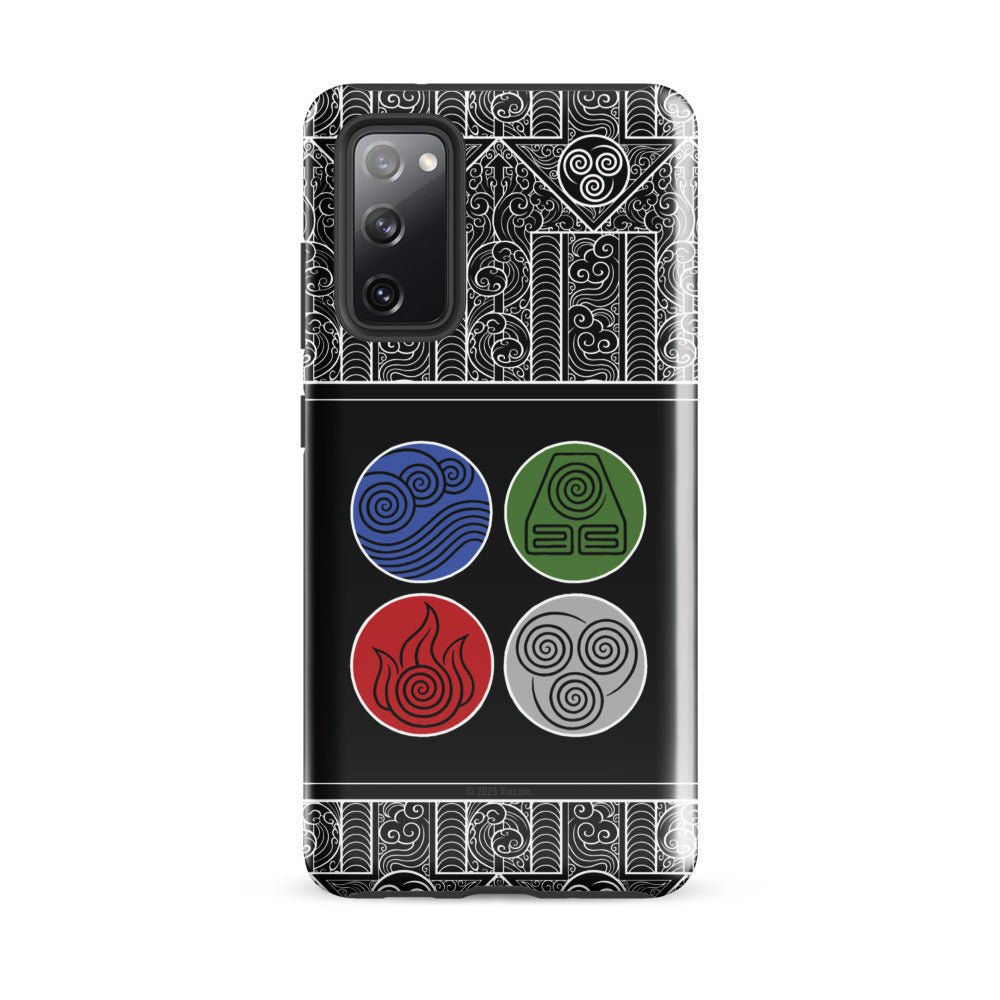 Avatar: The Last Airbender Water Eart Fire Air Samsung Case - Paramount Shop