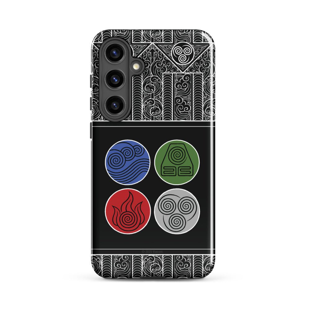 Avatar: The Last Airbender Water Eart Fire Air Samsung Case - Paramount Shop