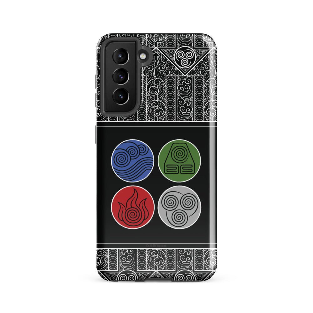Avatar: The Last Airbender Water Eart Fire Air Samsung Case - Paramount Shop