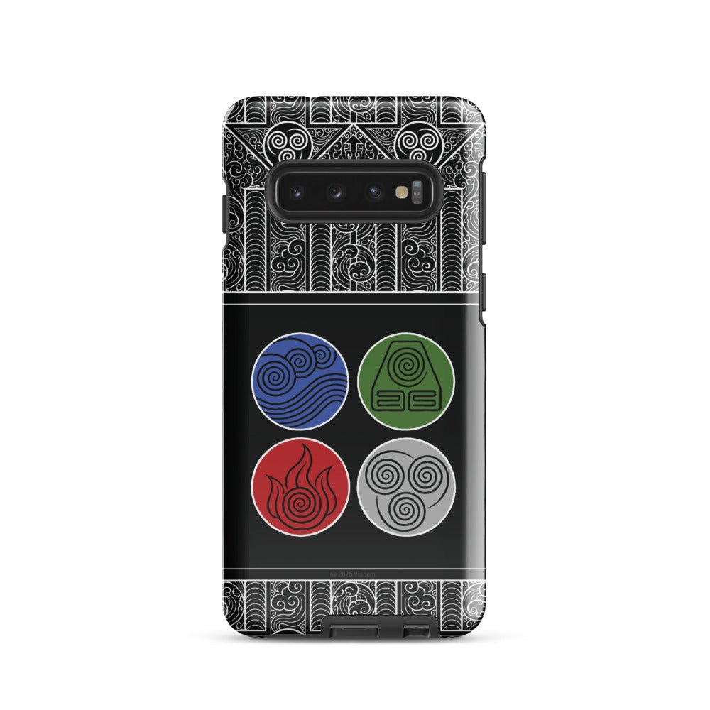 Avatar: The Last Airbender Water Eart Fire Air Samsung Case - Paramount Shop