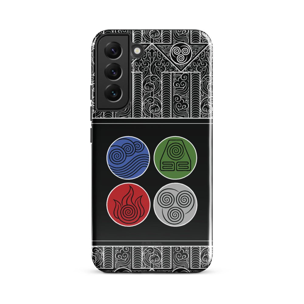 Avatar: The Last Airbender Water Eart Fire Air Samsung Case - Paramount Shop
