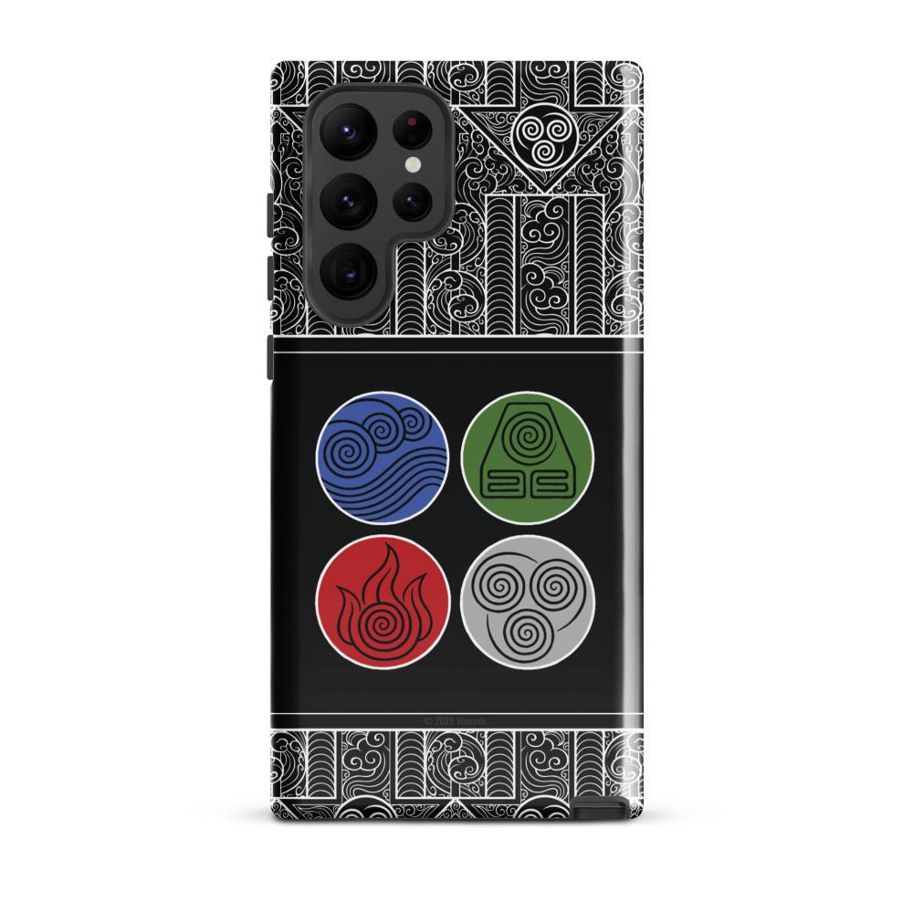 Avatar: The Last Airbender Water Eart Fire Air Samsung Case - Paramount Shop