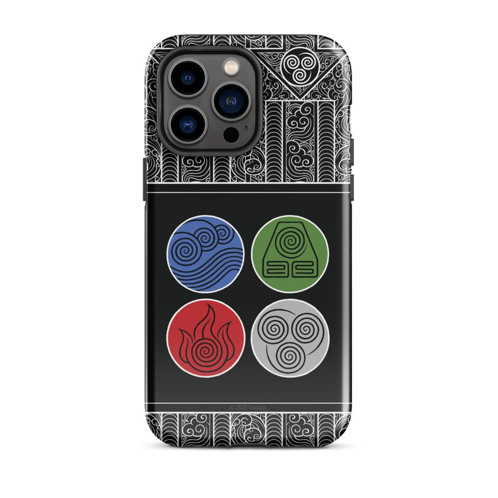 Avatar: The Last Airbender Water Earth Fire Air iPhone Case - Paramount Shop
