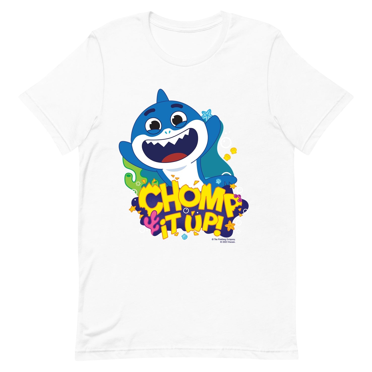 Baby Shark's Big Show Daddy Shark Personalized Adult Short Sleeve T - Shirt - Paramount Shop