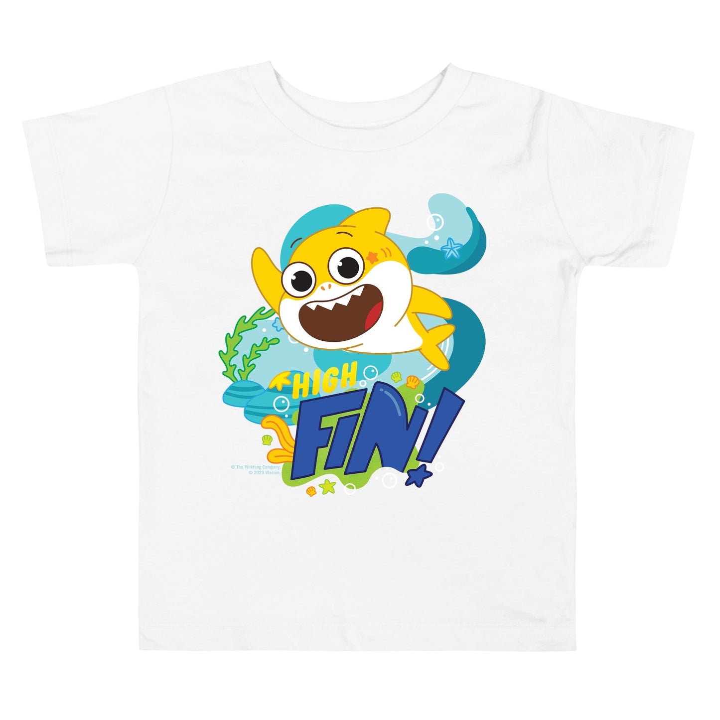 Baby Shark's Big Show Personalized Toddler Short Sleeve T - Shirt - Paramount Shop