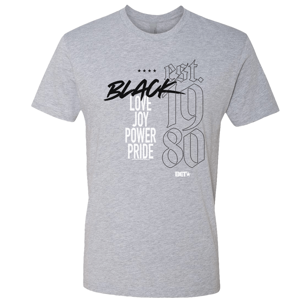 BET Love Joy Power Pride Adult Short Sleeve T - Shirt - Paramount Shop