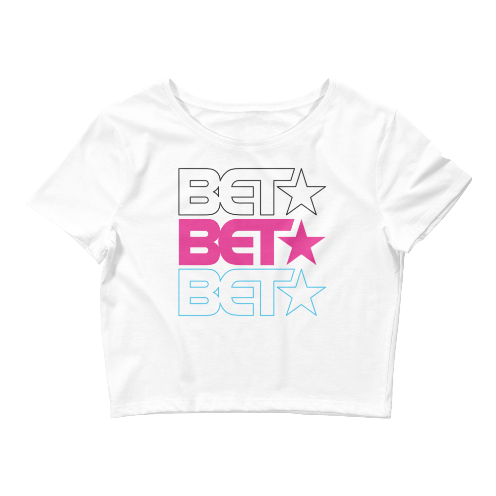 BET Repeat Women's Crop Top - Paramount Shop