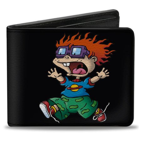 Bi - Fold Wallet - Chuckie Running Pose + Saturn Black - Paramount Shop