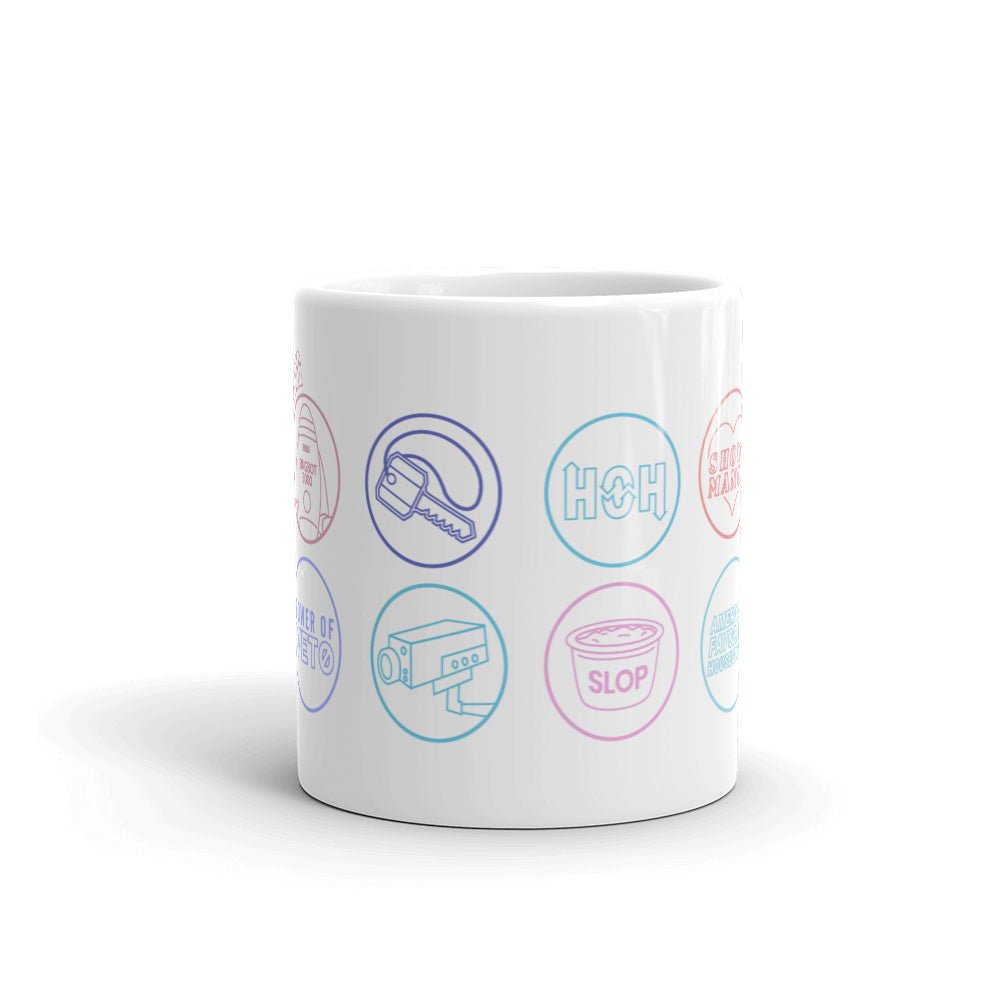 Big Brother Logo Mash Up White Mug - Paramount Shop