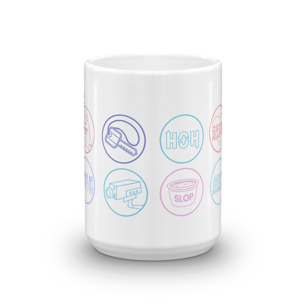 Big Brother Logo Mash Up White Mug - Paramount Shop
