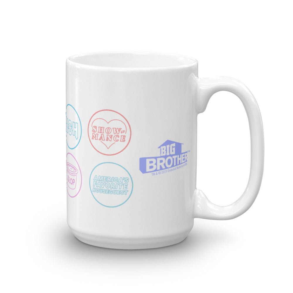 Big Brother Logo Mash Up White Mug - Paramount Shop